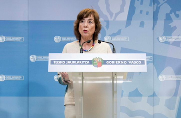 Cristina Uriarte, consejera de Educación del Gobierno de Gasteiz. (Raúl BOGAJO/FOKU)