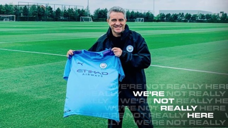 Lillo, en la imagen publicada por su nuevo club. (MANCHESTER CITY)