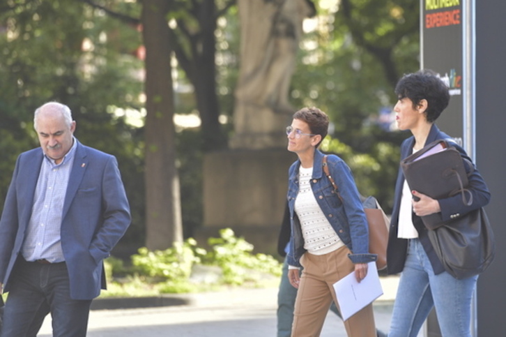 La lehendakari de Nafarroa, María Chivite. (Idoia ZABALETA/FOKU)