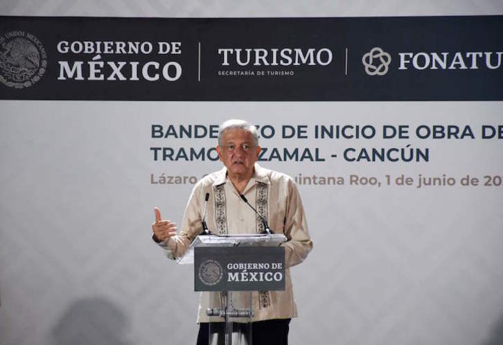 El presidente de México, Andrés Manuel López Obrador. (Elizabeth RUIZ/AFP)