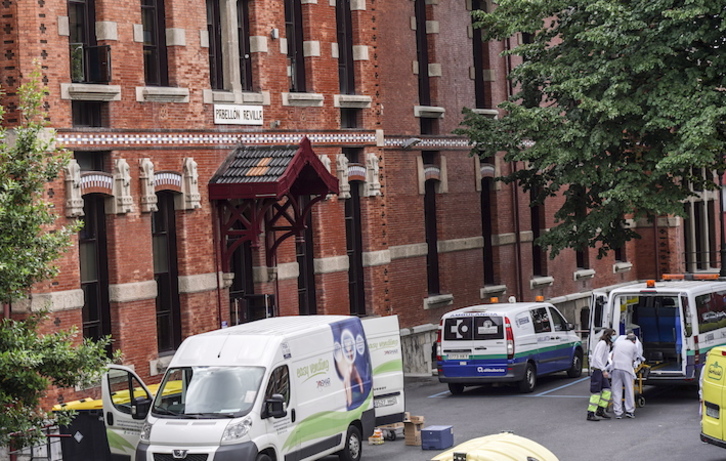 El hospital de Basurto ha sido el foco de contagios más importante de los últimos días. (Marisol RAMÍREZ/FOKU)