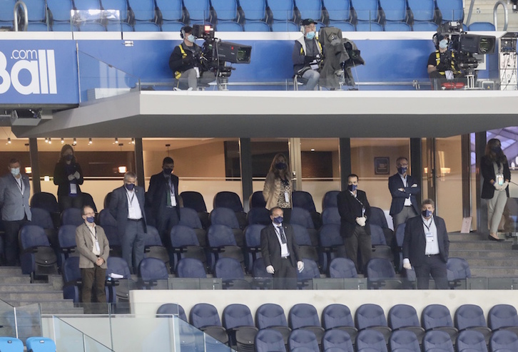 El palco en este Real-Osasuna. (LOF)