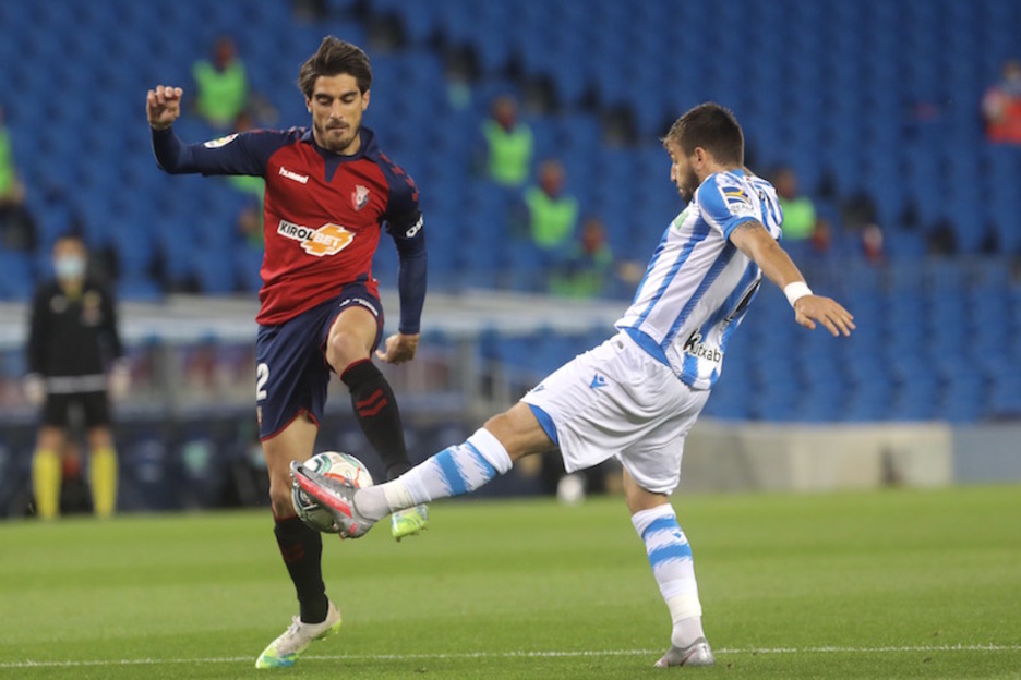 Nacho Vidal y Portu, en la pelea.
