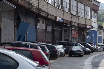 Empresas en el polígono 27 de Martutene. (Jon URBE/FOKU)