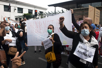 Après les applaudissements, aujourd'hui le temps est à la mobilisation d'après les syndicats du secteur de la Santé. © Guillaume FAUVEAU