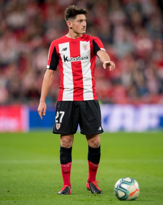 Unai Vencedor en su debut con el primer equipo ante Osasuna. (@AthleticClub)