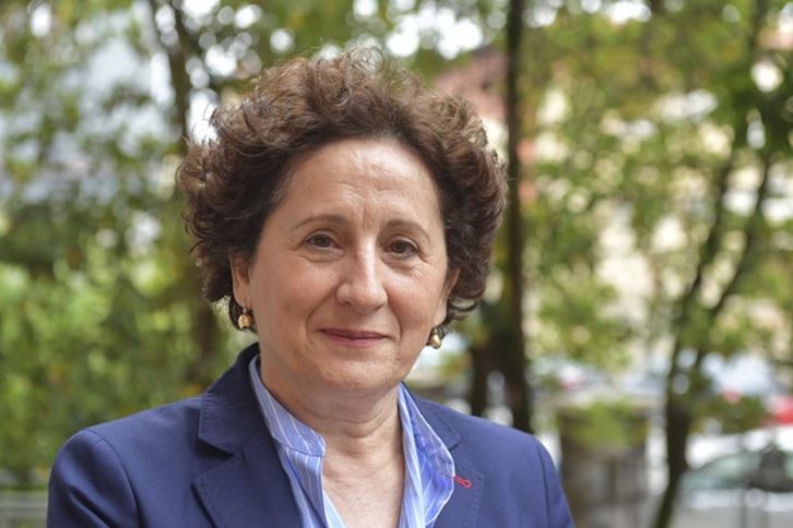 La consejera de Derechos Sociales, Mª Carmen Maeztu. (Idoia ZABALETA/FOKU)