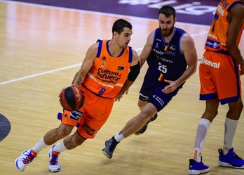 Alberto Abalde ha sido el factor desequilibrante de Valencia Basket. (J. M. CASARES / ACB PHOTO)