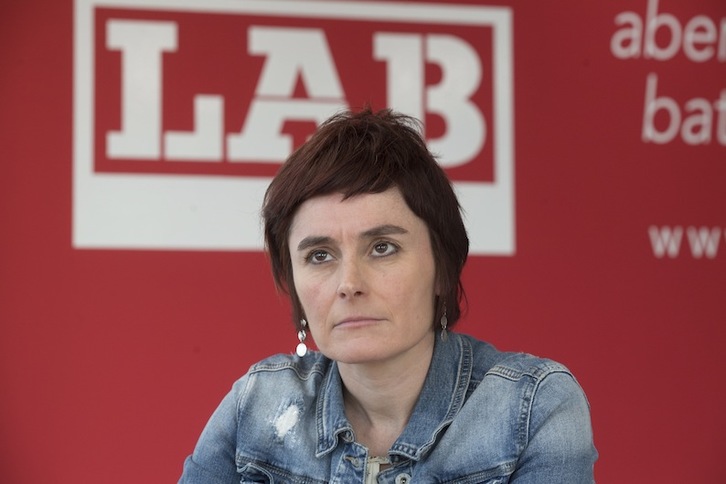 Garbiñe Aranburu, LABeko idazkari nagusia. (Juan Carlos RUIZ / FOKU)