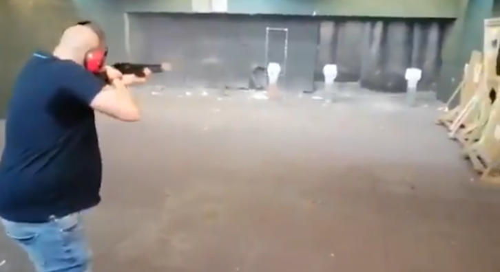 Captura del vídeo difundido en redes sociales.