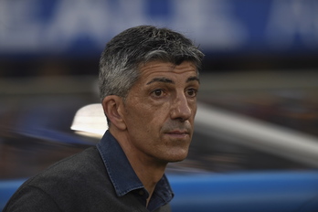 Imanol quiere recuperar la mejor versión de sus jugadores. (Jon URBE/FOKU) Imanol quiere recuperar la mejor versión de sus jugadores. (Jon URBE/FOKU)