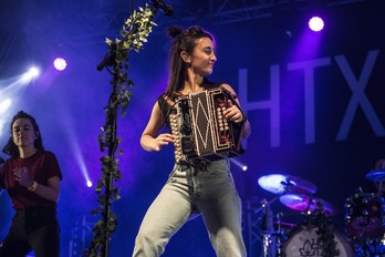 Huntza durante su actuación en la pasada edición del Hatortxu Rock. (Jagoba MANTEROLA/FOKU)