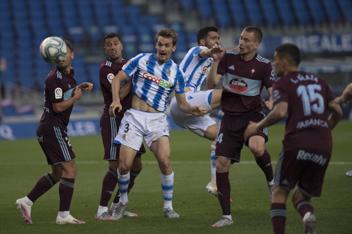 Diego Llorente ha sido el protagonista negativo de los dos últimos partidos. (Juan Carlos RUIZ/FOKU)