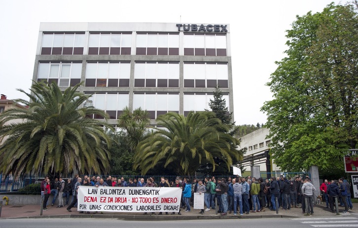 Imagen de archivo de la planta de Tubacex en Laudio. (Juanan RUIZ/FOKU)