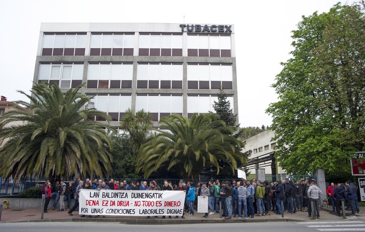 Imagen de archivo de la planta de Tubacex en Laudio. (Juanan RUIZ/FOKU)