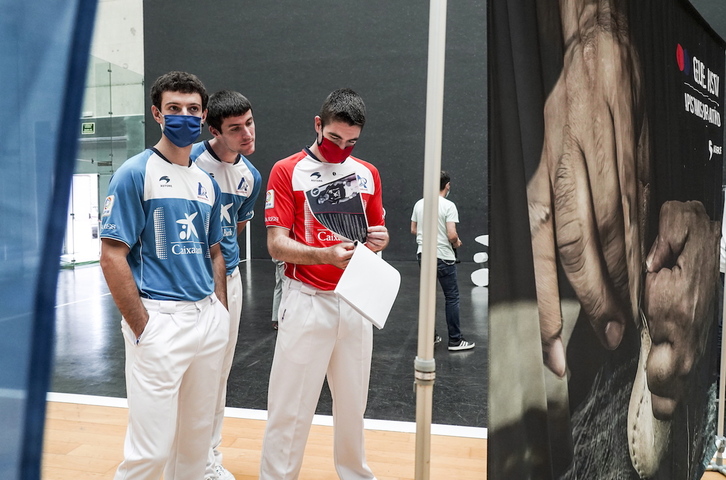 Iker Irribarria, Mastersean atzeko koadroetan arerio izango dituen Martija eta rezustarekin (Marisol RAMIREZ/FOKU)