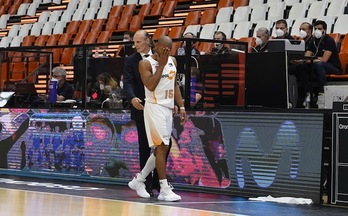 La lesión de Jayson Granger, por fortuna, ha quedado en un gran susto. (M. POZO / ACB PHOTO)