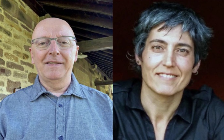 Paskual Rekalde eta Paula Kasares, Nafarroako ordezkaritzan Andres Iñigoren lekua hartzera hautagaiak. (NAIZ)