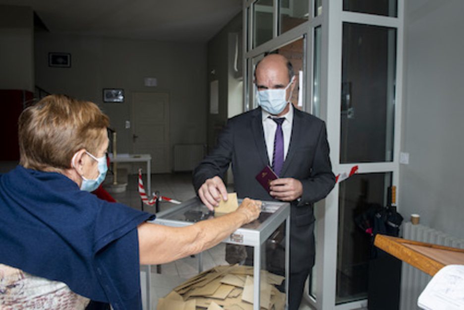 Michel Etchebest Mauleko jarduneko auzapeza. © Guillaume Fauveau