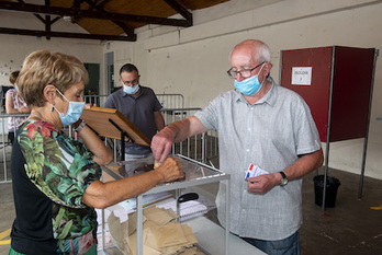 Louis Labadot komunistak Xiberoko hiriko auzapez kargua lortu nahi du. © Guillaume Fauveau