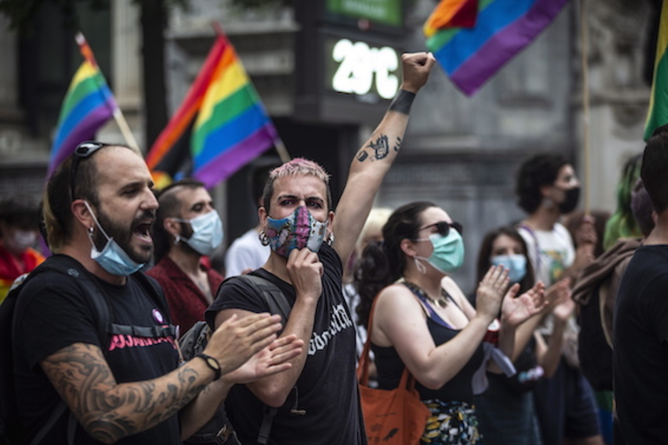 Bilboko mobilizazioak utzitako irudia. (Aritz LOIOLA/FOKU)