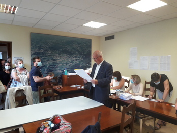 La liste de Mikel Iribarren a recueillie 519 voix. ©Ximun LARRE