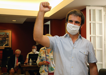 La victoire des abertzale s'est traduite par la défaite de la droite. © Bob EDME