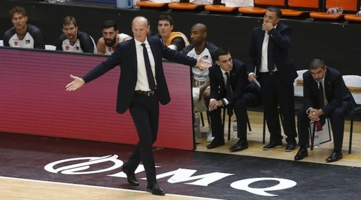 Dusko Ivanovic, durante la final de la ACB frente al Barcelona. (LA OTRA FOTO)