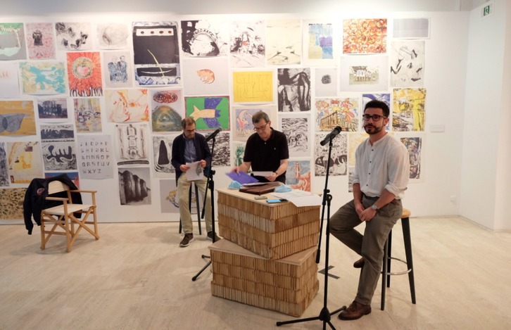 Imagen de la presentación de la muestra. (Jon URBE / FOKU)