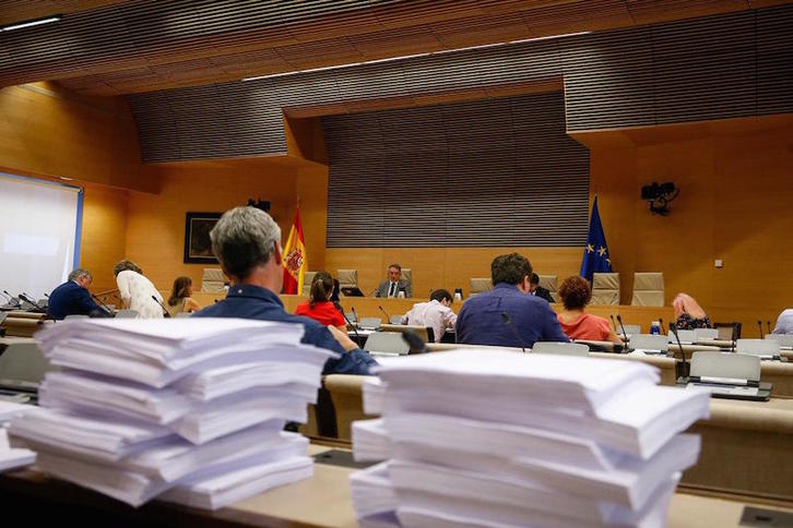 Los documentos a debate en el ámbito social, en la comisión. (Congreso)