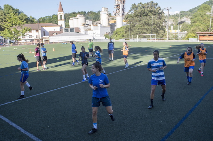 El Añorga ha retomado los entrenamientos en junio. (Juan Carlos RUIZ/FOKU)