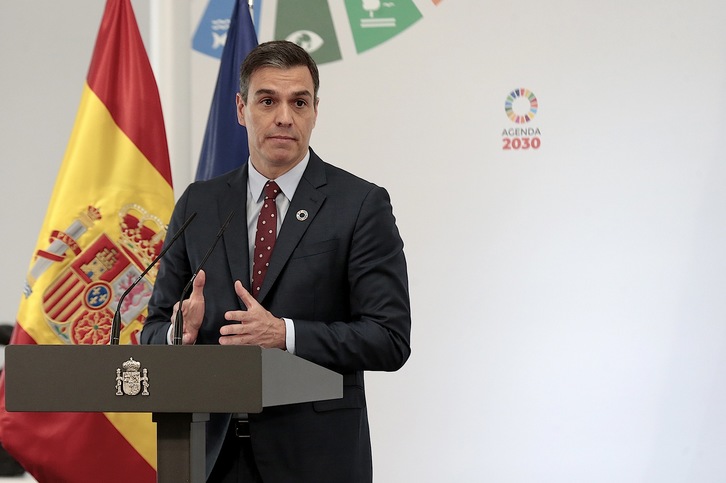 Pedro Sánchez ha anunciado hoy en una entrevista que acometerá una subida de impuestos. (José María CUADRADO/POOL MONCLOA)