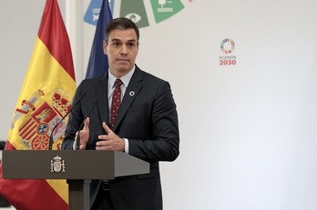 Pedro Sánchez ha anunciado hoy en una entrevista para La Sexta que acometerá una subida de impuestos. (José María CUADRADO/POOL MONCLOA)
