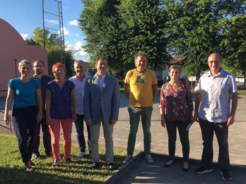 Bruno Carrère a intégré trois nouveaux adjoints dans son équipe. © Goizeder TABERNA