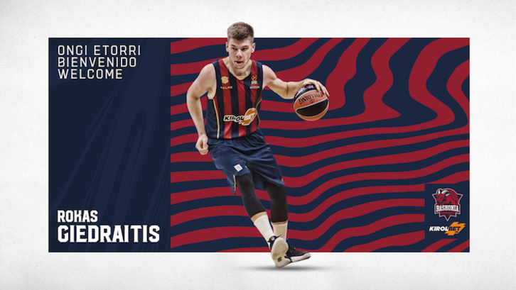 Giedraitis ya es baskonista para los próximos tres años. (SASKI BASKONIA)