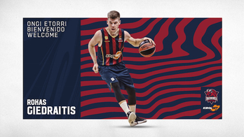 Giedraitis ya es baskonista para los próximos tres años. (SASKI BASKONIA)