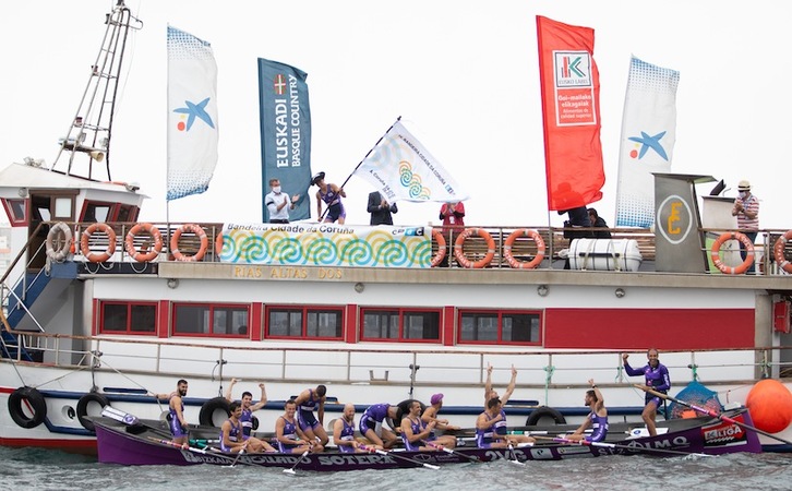 Pese a quedar en segunda plaza en las dos jornadas, la «Sotera» ha ondeado la primera bandera del curso 2020 de la Liga Eusko Label. (LIGA EUSKO LABEL)