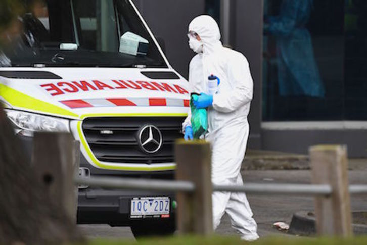 Un confinamiento de seis semanas en Melbourne para frenar un reborte de coronavirus. (William WEST/AFP)