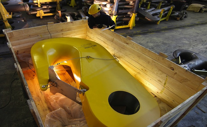 Imagen de una foto de archivo de Forjas Lazkao. (NAIZ)