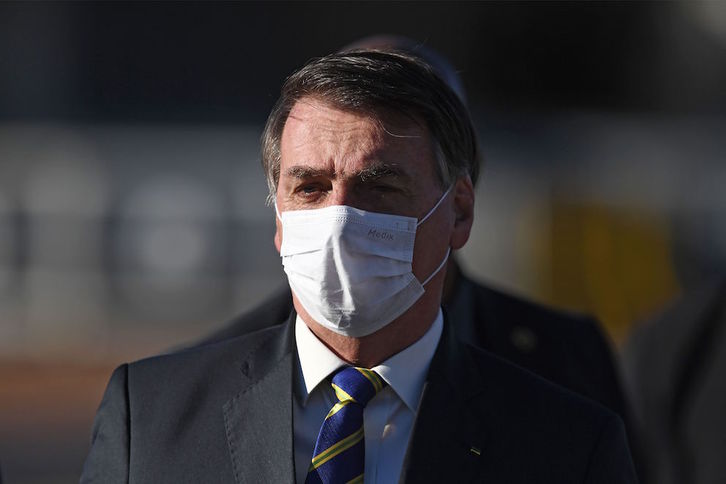 El presidente de Brasil, Jair Bolsonaro. (Evaristo SA/AFP)