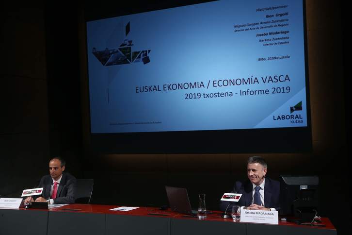 Presentación del Informe de Economía Vasca de Laboral Kutxa.