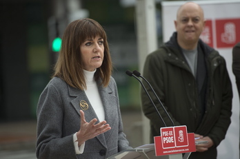 Mendia y Elorza, en un acto de campaña en 2010. (Monika DEL VALLE | FOKU)