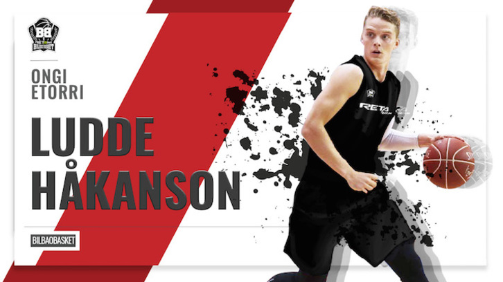 Imagen con la que Bilbao basket ha hecho oficial el fichaje de Hakanson. (BILBAO BASKET)