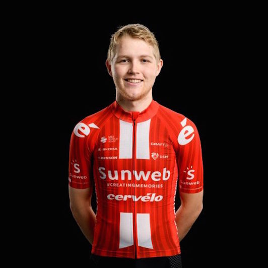 Michael Storer con la camsieta del Sunweb. (TEAM SUNWEB)