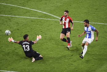 Gol marcado por Guerrero para el Leganés. (Marisol RAMIREZ / FOKU)