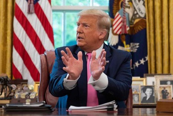 El presidente de EEUU, Donald Trump.(Jim WATSON/AFP)