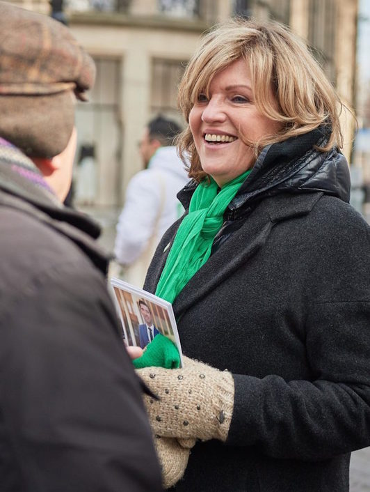 Lege-proiektua bultzatu duen Pia Dijkstra diputatua.  (Jeroen MOOIJMAN/D66)