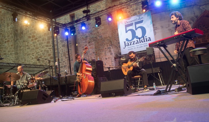 Colina, Carmona, Serrano y Barrueta en concierto. (Gorka RUBIO / FOKU)