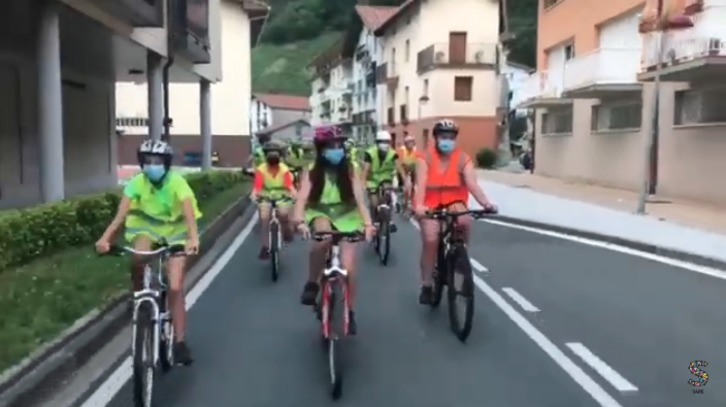 Sareren iazko bizikleta martxa