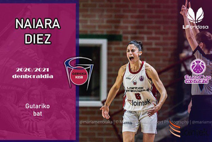 Naiara Diez Lointek Gernika taldeko bihotza da. (GERNIKA KESB)